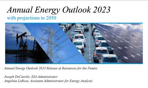 Annual Energy Outlook 2023 cover